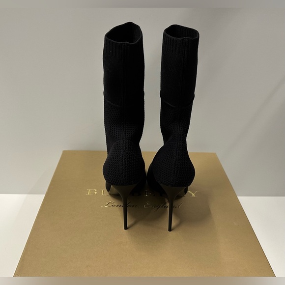 Burberry Black Sock Heels size 36.5 - Picture 3 of 4